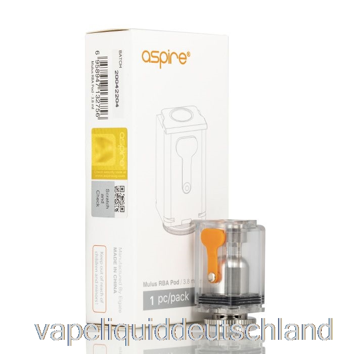Aspire Mulus RBA Pod Und Coil Vape Liquid